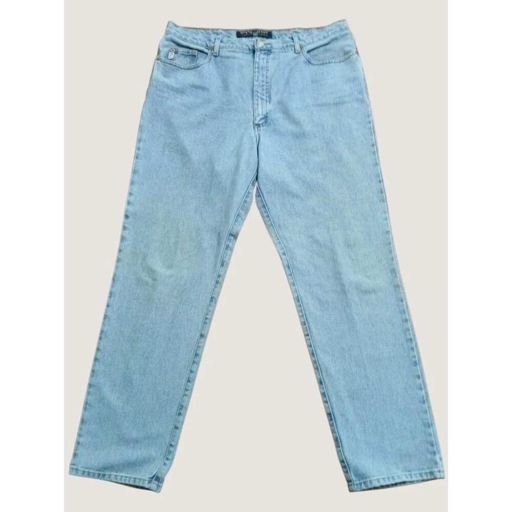 Vintage Guess Jeans 001 Classic Fit Straight Leg Denim Light Wash Size 40x32